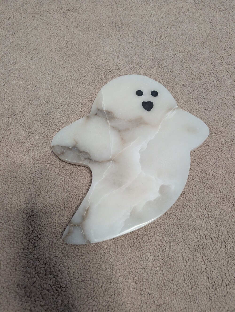 White Ghost Decorative Accent Tray